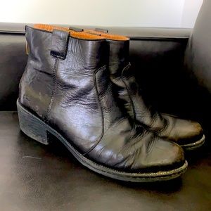 BOC leather booties.